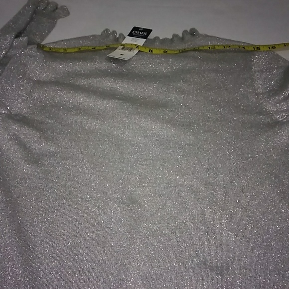 NWT CHAPS CLASSICS TOP V-NECK LONG SLEEVES SIZE M - Picture 8 of 8